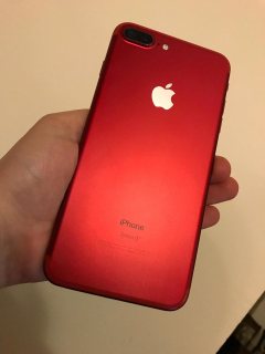 Iphone7 plus red 128 GB for sale آيفون 7 بلس أحمر 128 جيجا ...