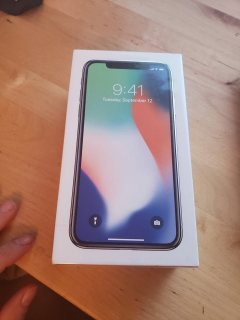 Apple iPhone X - 256GB - Silver BRAND NEW SEALED
