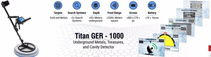 جهاز كشف الذهب تيتان جير 1000 2