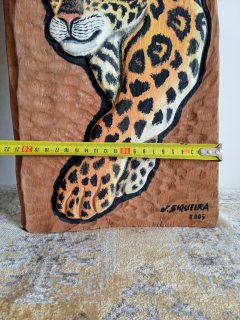 لوحتان فنيتان من  خشب  السدر الأحمر للفنانة البرازيلية siqueira  4