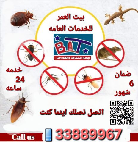 مكافحة الحشرات والزواحف والقوارض
