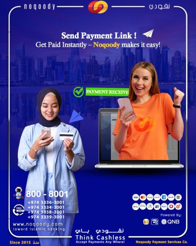 Speed up your sales with Noqoody’s secure Payment Link feature.