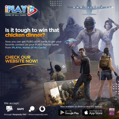 Reasons to Buy PUBG eGift Card from iPLAYin