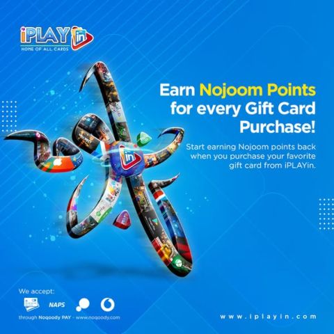 Earn Najoom Points for Every Gift Cards Purchase