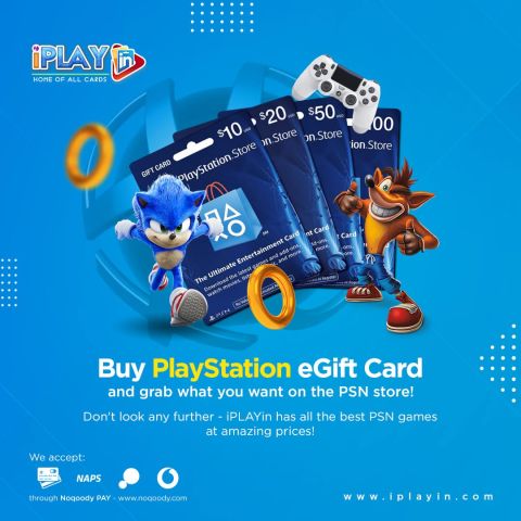 اشترِ بطاقة هدايا PlayStation